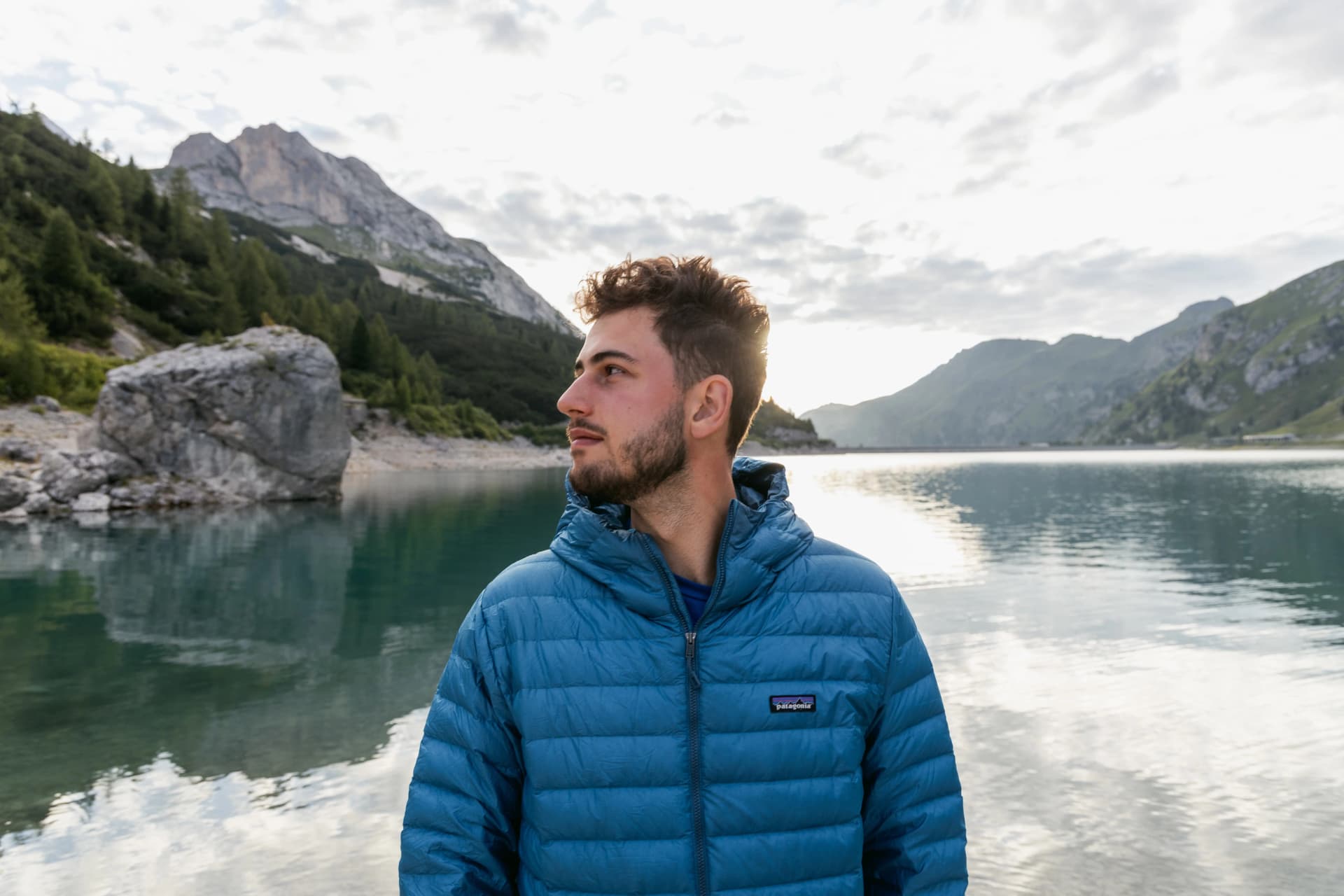 Adam Grünwald při práci